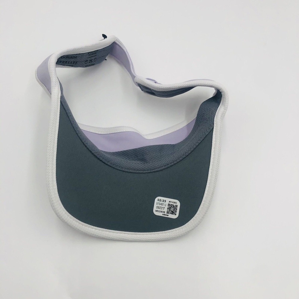 Adidas Aeroready Womens Reflective Visor Lavender Purple White 979487-U NEW - Picture 5 of 5